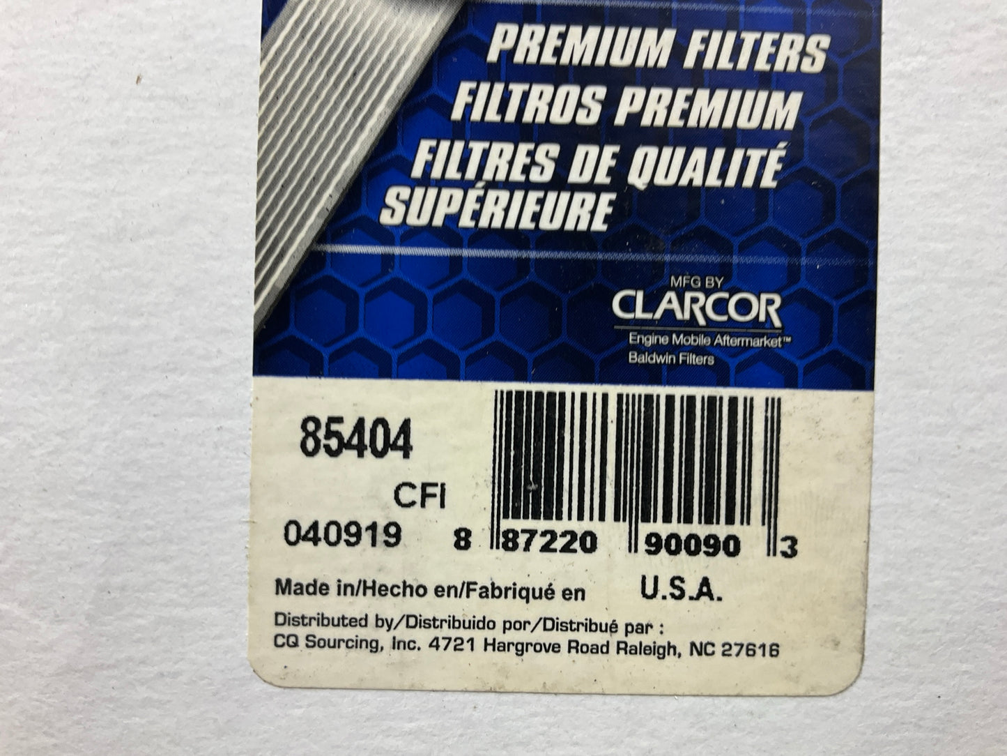 Carquest 85404 Cartridge Hydraulic Metal Canister Filter - Replaces P203HD 51404