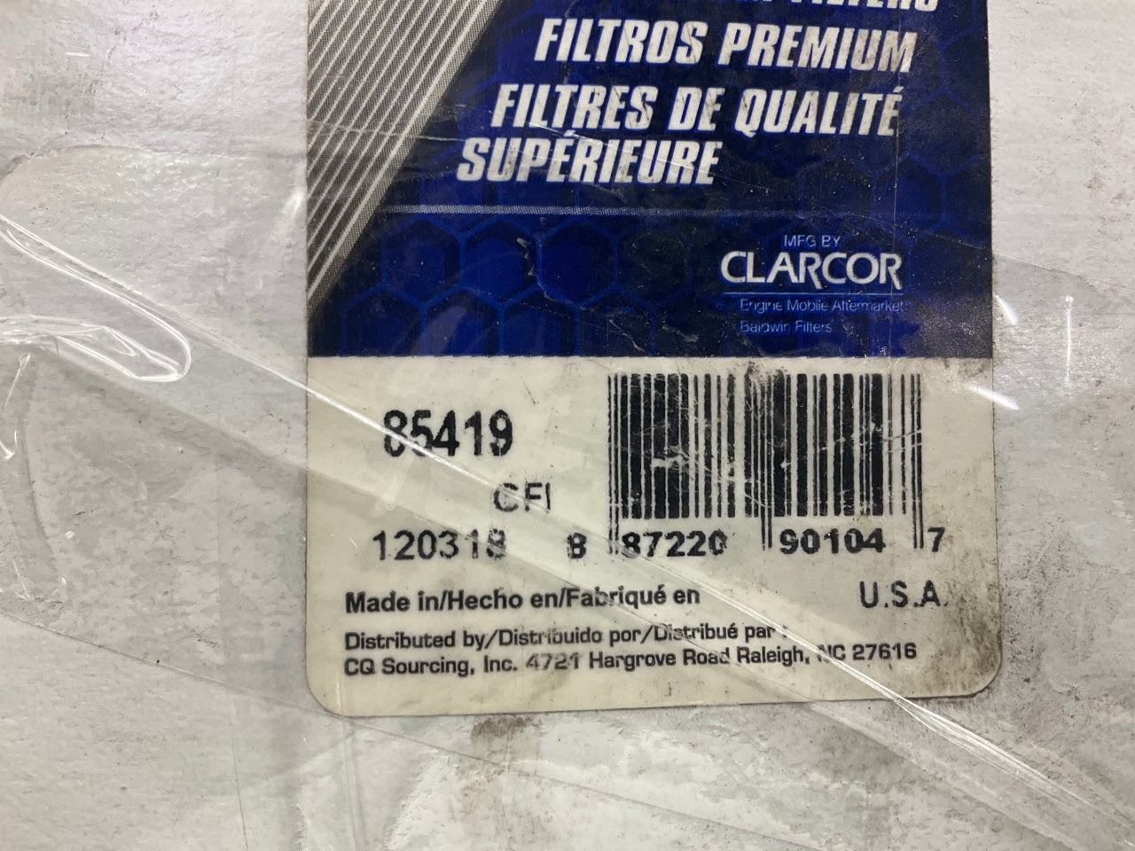 (2) Carquest 85419 Hydraulic Filter Replaces 51419 C3978 HF778 H56054 P167514