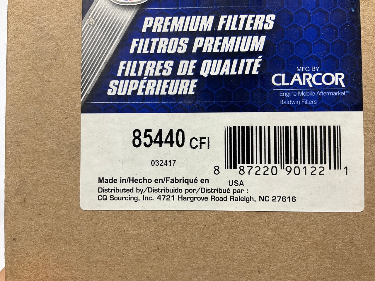 Carquest 85440 Engine Oil Filter For Komatsu Equipment W/ Cummins NH220