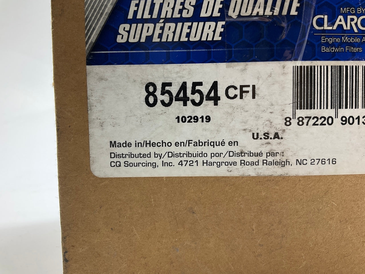 Carquest 85454 Hydraulic Filter Replaces 51454 BT8847 454 P163546 HF6578 L454