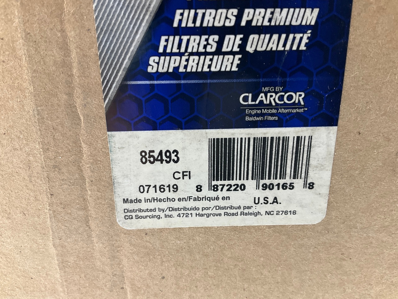 Carquest 85493 Hydraulic Filter Replaces 51493 623017C1 HF776 C7034 HF6081
