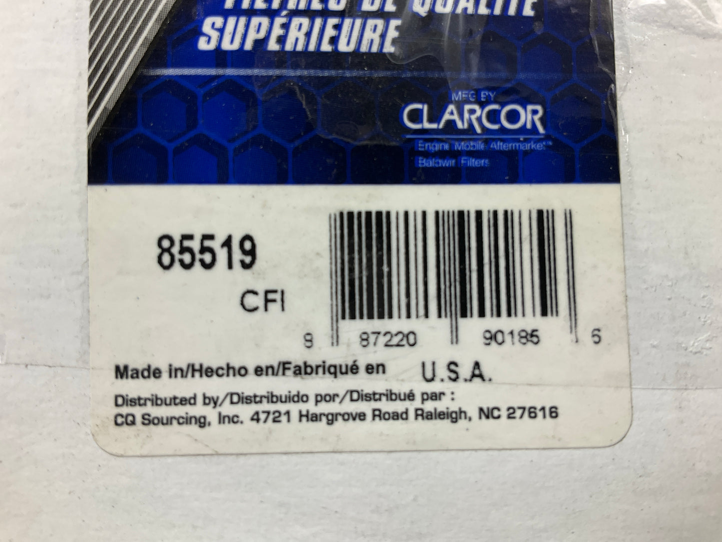 (2) Carquest 85519 Hydraulic Filters - Replaces BT346, 51519, LFP2287, P11588