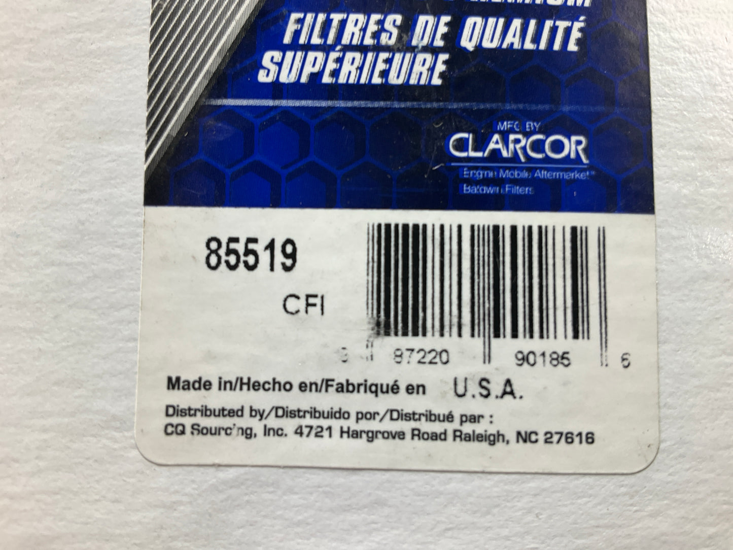 Carquest 85519 Hydraulic Filter For Mahindra Tractor 3325 3505 3525 4505 5005