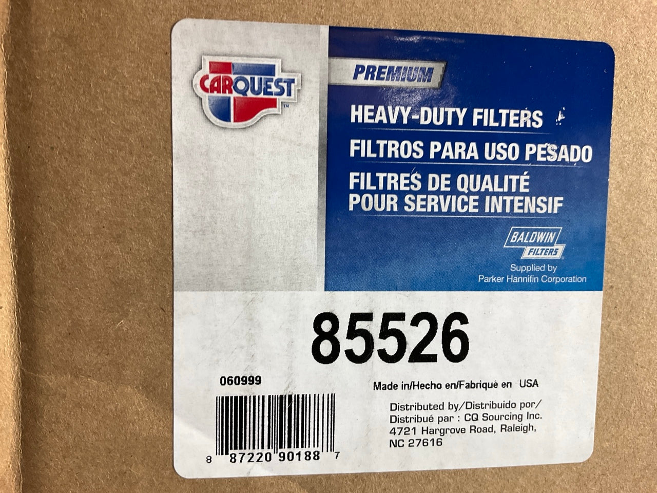 (2) Carquest 85526 Hydraulic Filter Replaces S111605 51526 LH4995 C6981 C7389