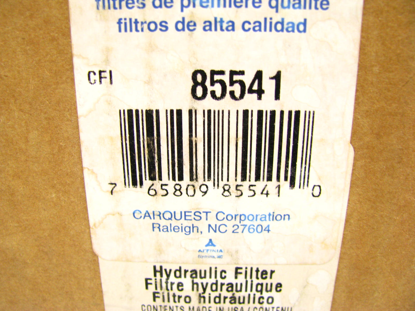 Carquest 85541 Hydraulic Oil Filter Replaces HF7921 51541 92541 PT755 TH101885