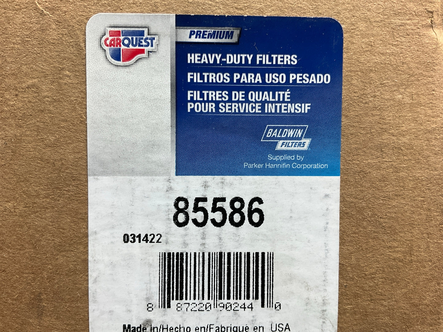 (2) Carquest 85586 Hydraulic Filter Replaces 51586 H35264 HF972 BT8416 AM102723