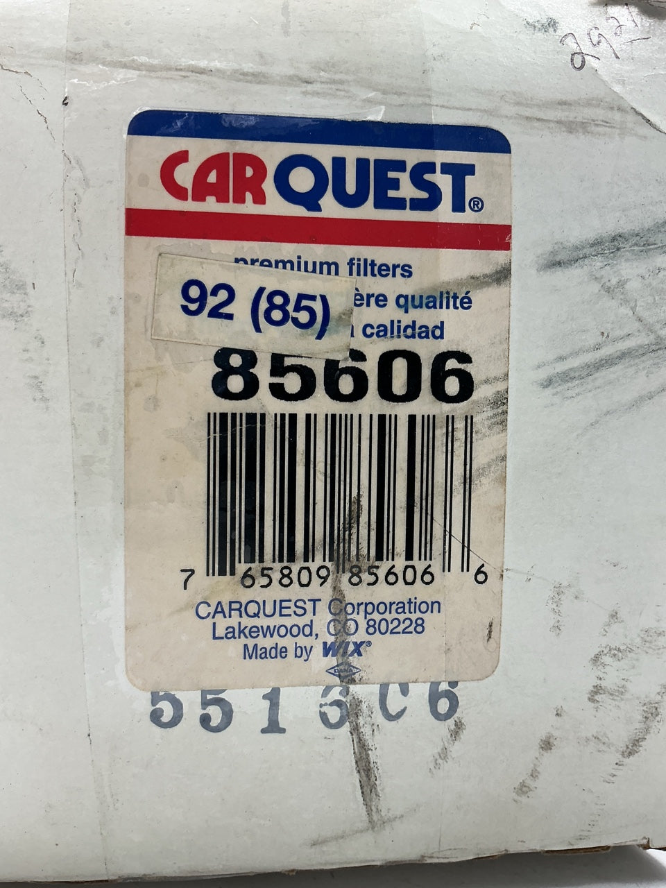 Carquest 85606 Hydraulic Filter Replaces 51606 LP4420 PT478MPG HF35017 P166549