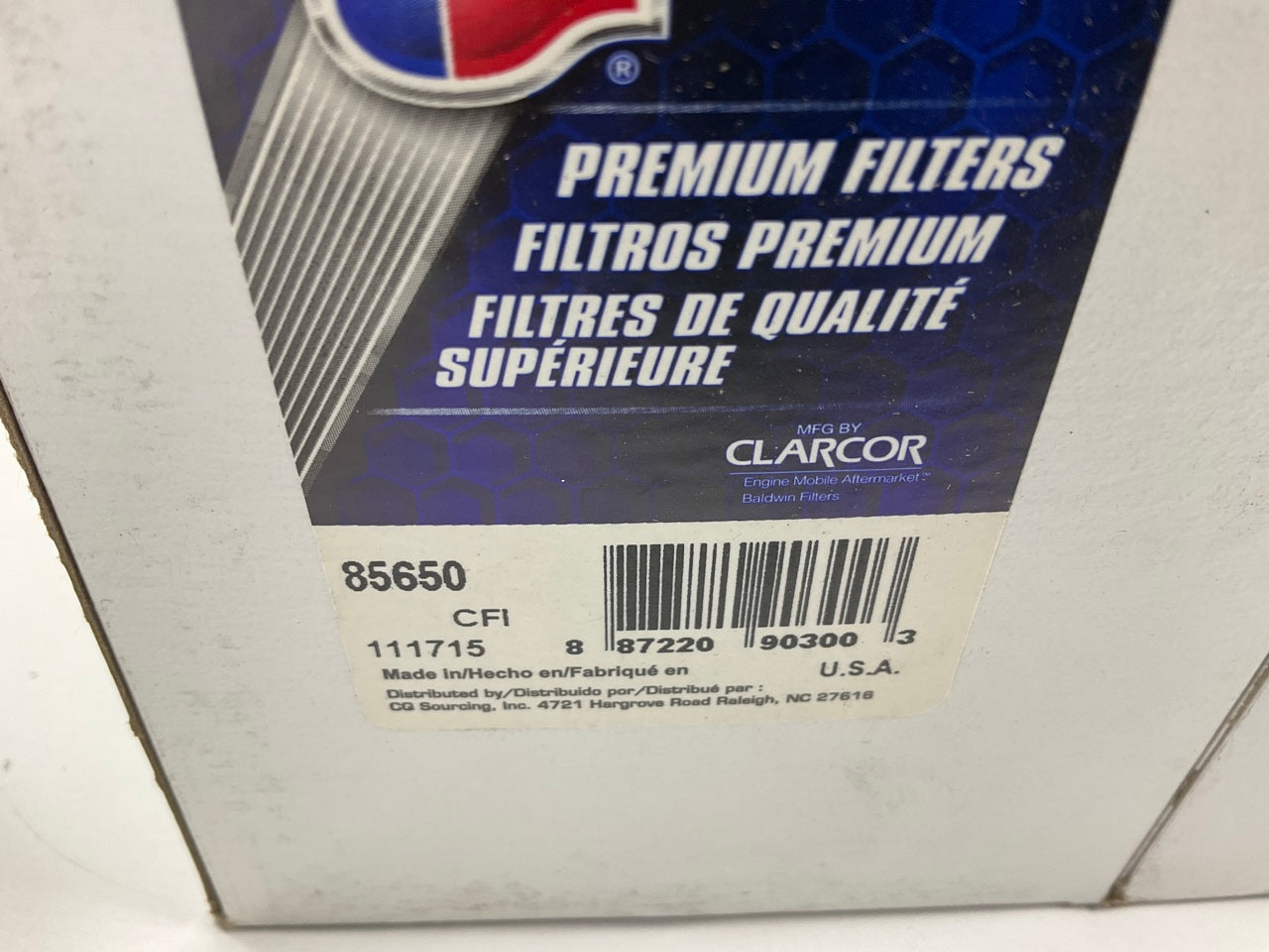 (2) Carquest 85650 Hydraulic Oil Filter Replaces P7564, 51650, BT8449-10 270958