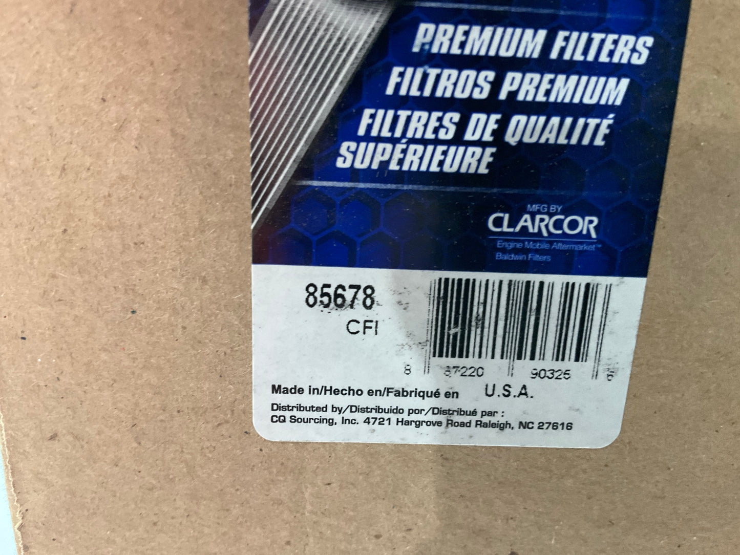 Carquest 85678 Hydraulic Filter Replaces Komatsu 1446-01-1160