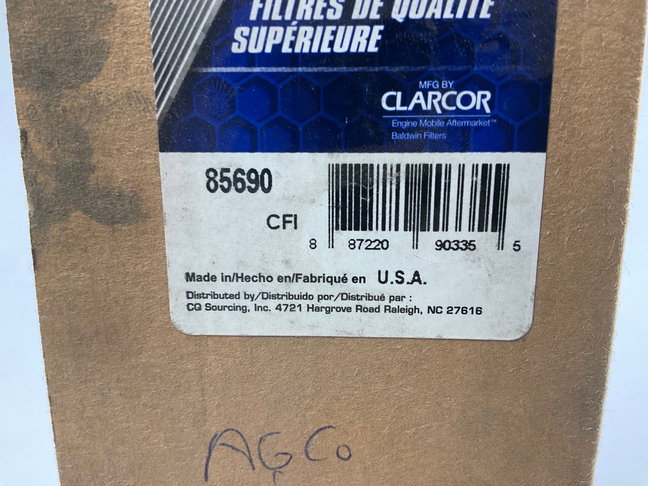 Carquest 85690 Hydraulic Filter Replaces 51690 LH4231 H9080 HF8075 P566217
