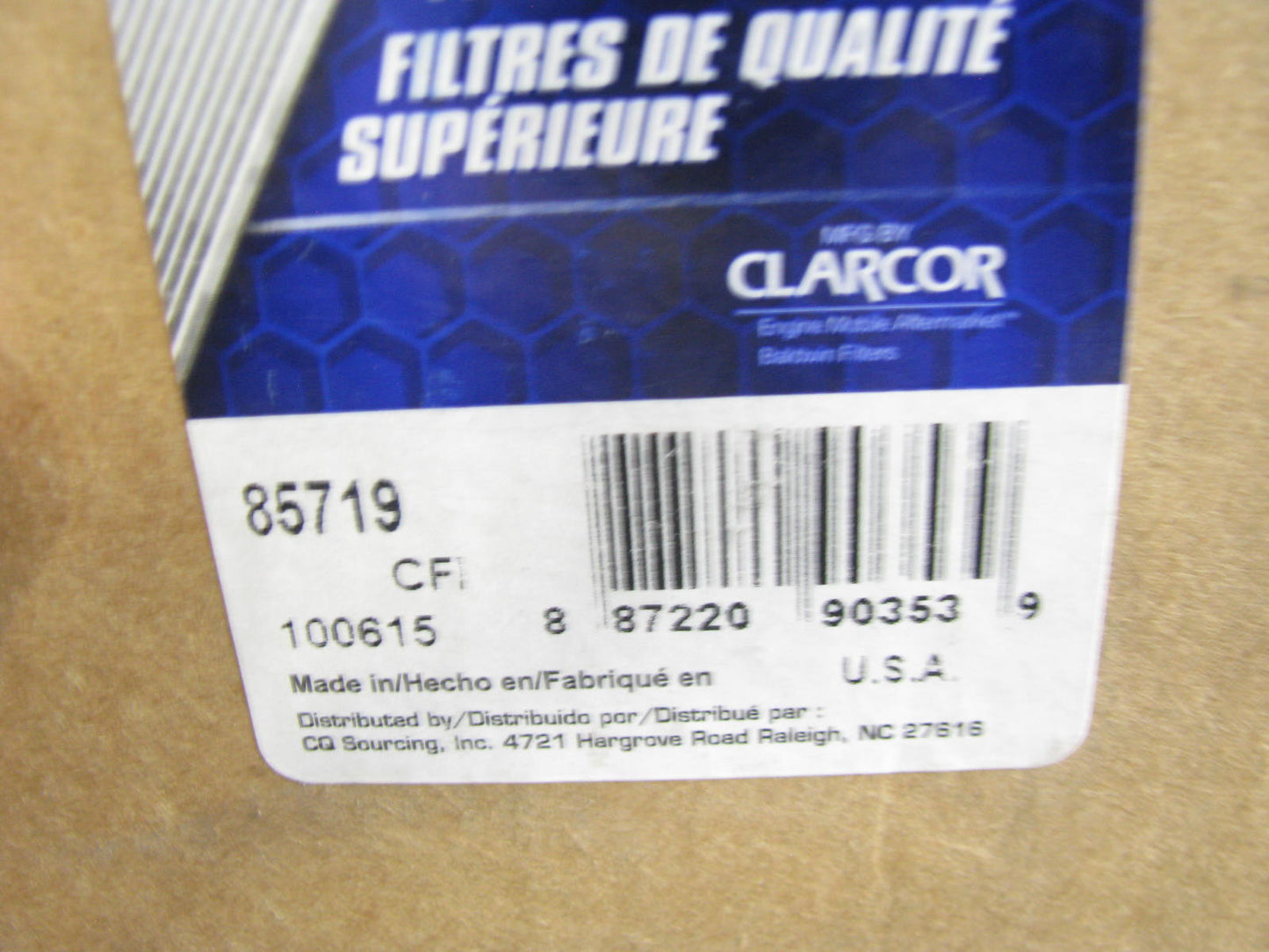 Carquest 85719 Hydraulic Oil Filter Replaces P8465, 51719, LFH8398 HF945 P176779