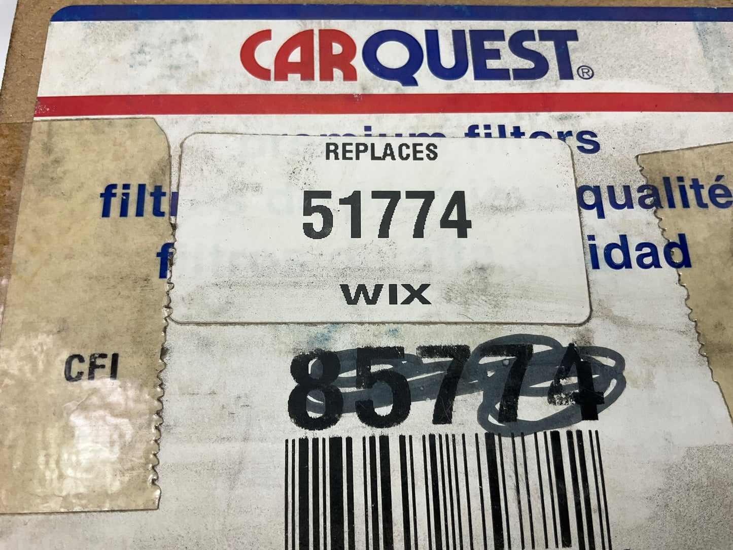 Carquest 85774 Oil Filter Replaces 51462 L40106 LFP950 LF415 LF4054 P558250