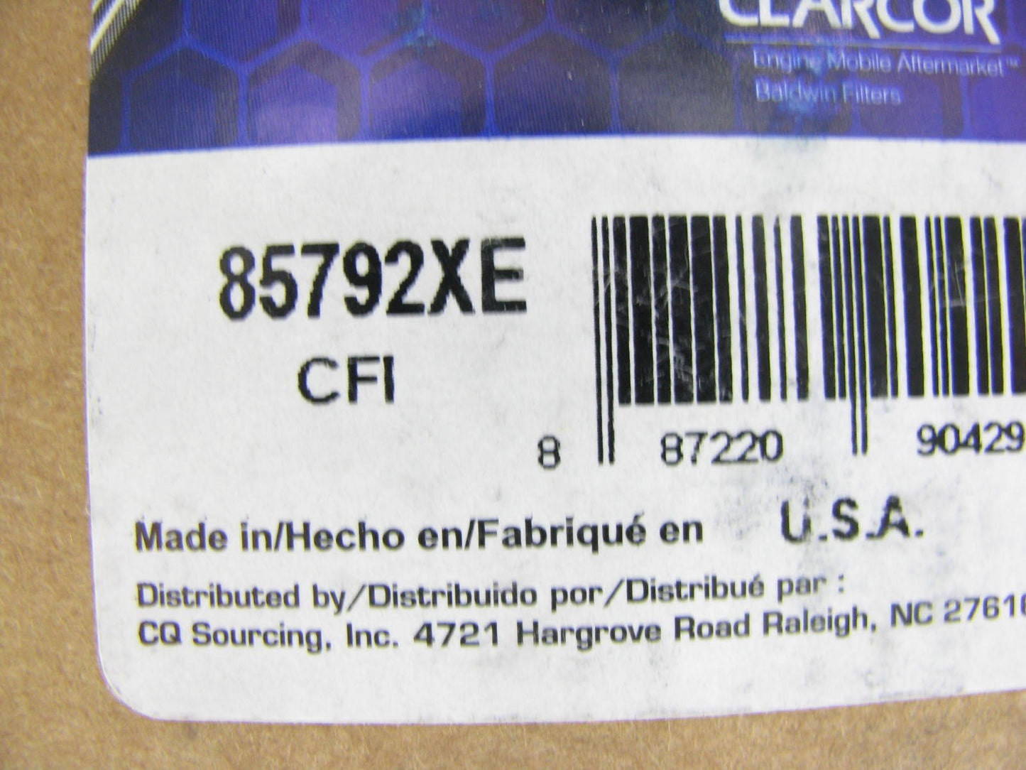 Carquest 85792XE Oil Filter Replaces: 51848 51792XE L65969 LFP4005XL LF9691A
