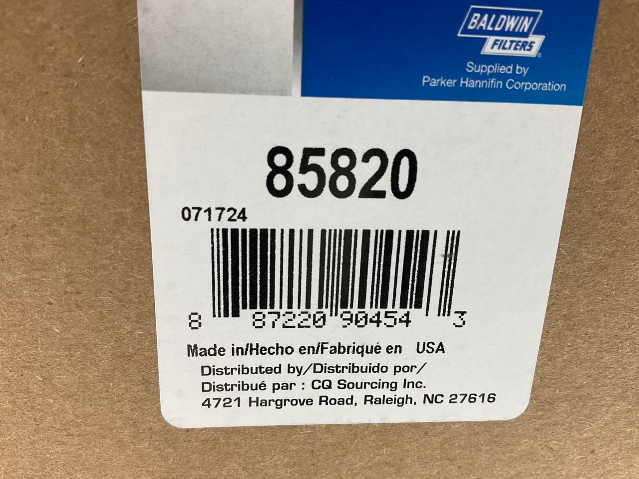 Carquest 85820 Oil Filter Replaces PH3776 51820 LFP2222 LF315 LF3625 P553771