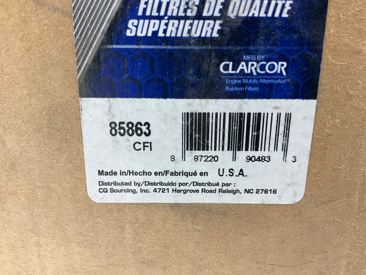 Carquest 85863 Automatic Transmission Filter Replaces P8464 51863 LFH8294 BT8320