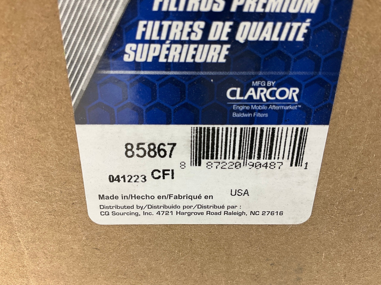 (2) Carquest 85867 Hydraulic Oil Filter Replaces: 51867 1867 H46049 HF742 HF6184