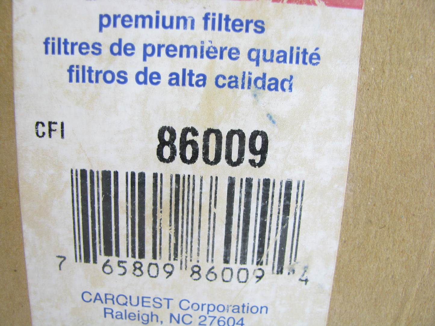 Carquest 86009 Fuel Filter Replaces 33009 P9258 LFF1224 FF5458 P550448 BF7628