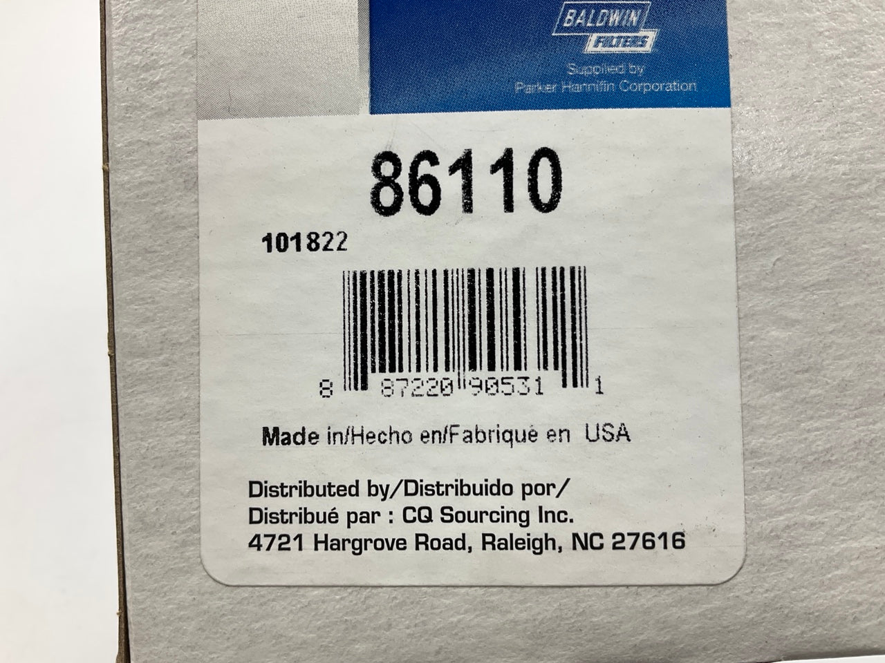 Carquest 86110 Fuel Filter Replaces Wix 33110, Sierra 18-7930, OMC 173326