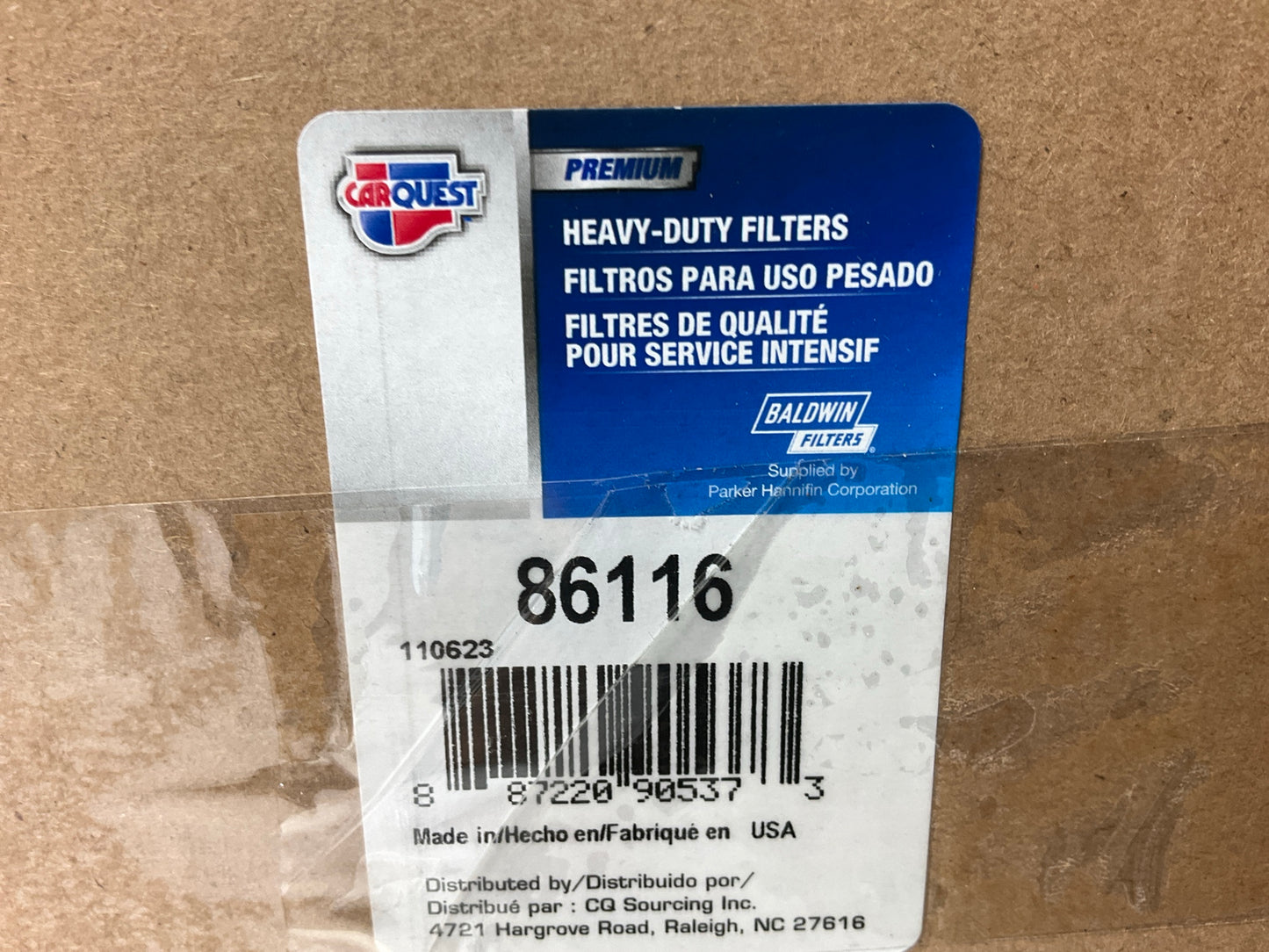 (2) Carquest 86116 Fuel Filter Replaces P3430A 33116 F70134 LFF5740 BF7913