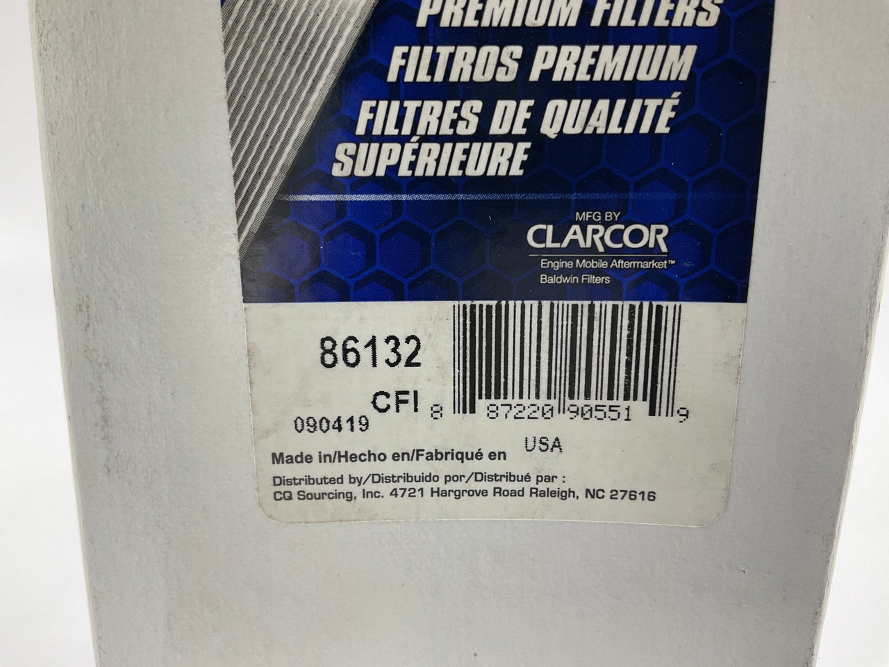 (2) Carquest 86132 Diesel Fuel Water Separator Filter Replaces PS7408A 33668