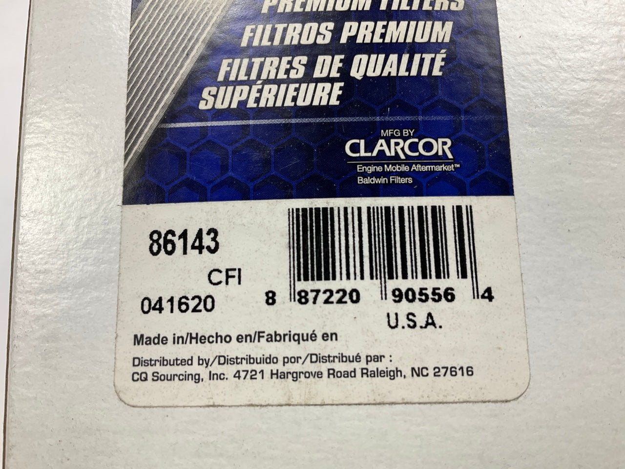 Carquest 86143 Fuel Filter For John Deere AT44077, AR44077, P550098, C1168PL