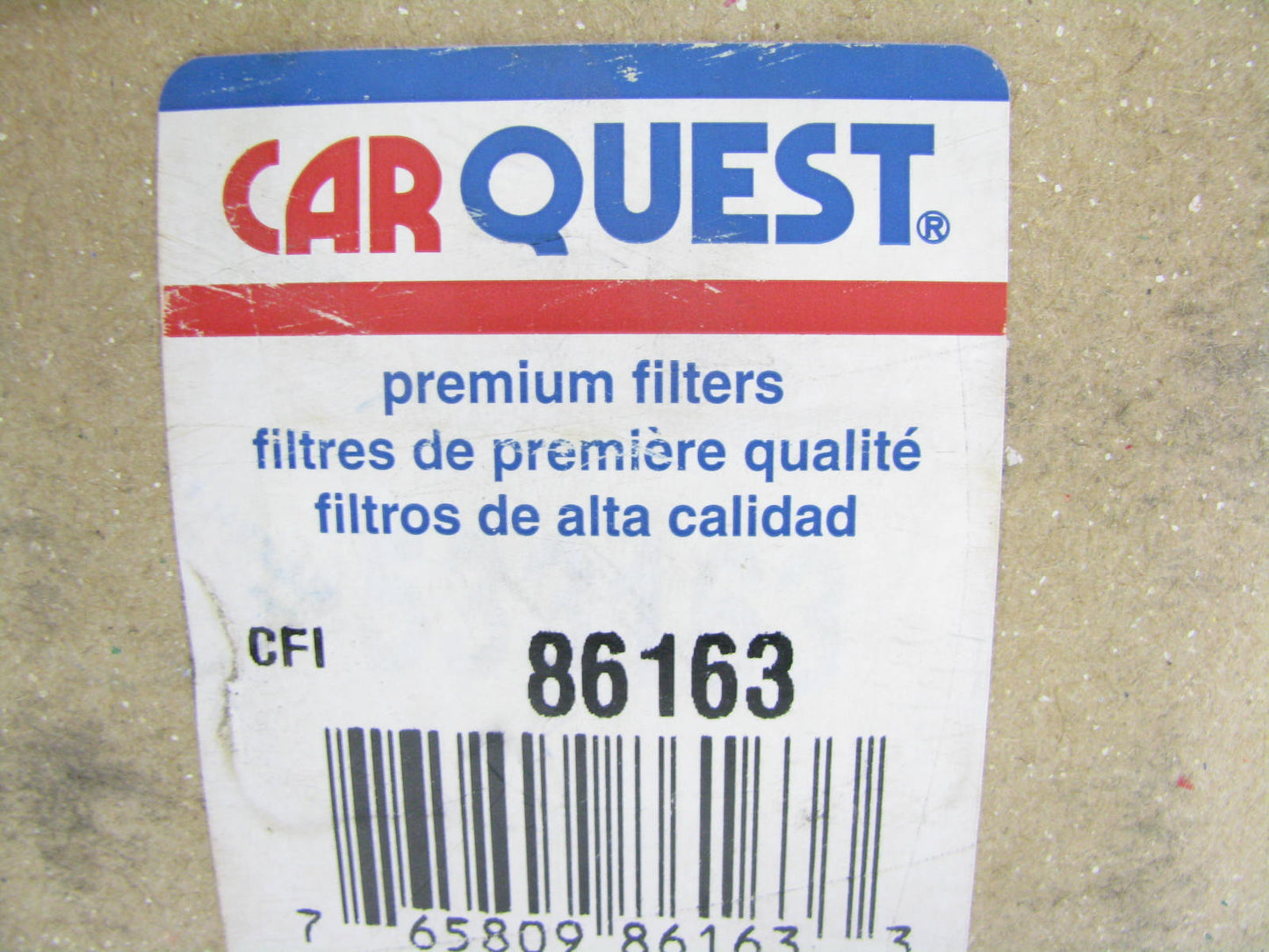 Carquest 86163 Fuel Filter Replaces C1114 33163 LFP637 FF856 FF5002 BF874