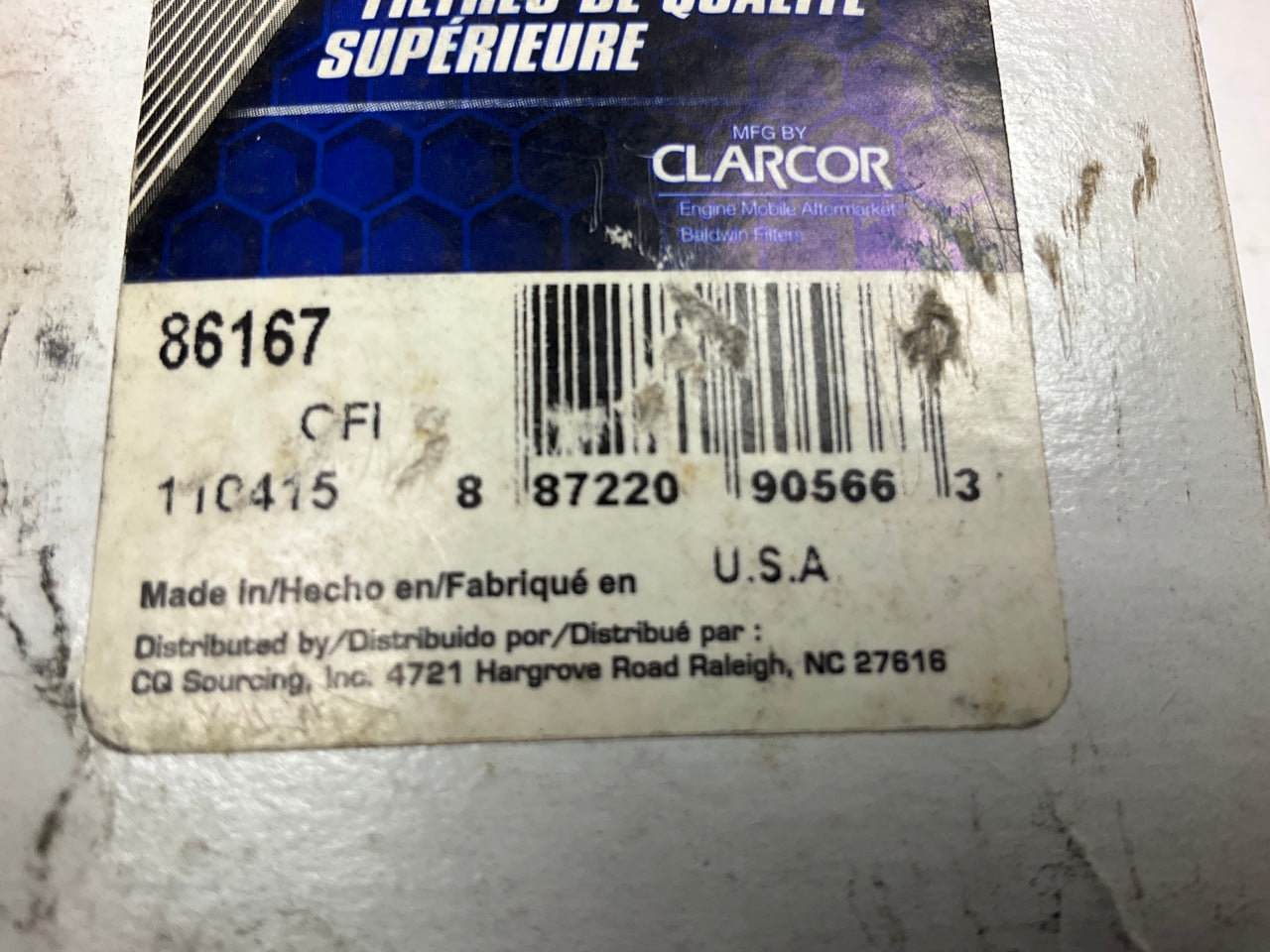 Carquest 86167 Fuel Filter - Replaces 33167, 3440927005, PF834, LFF3403, FF5100