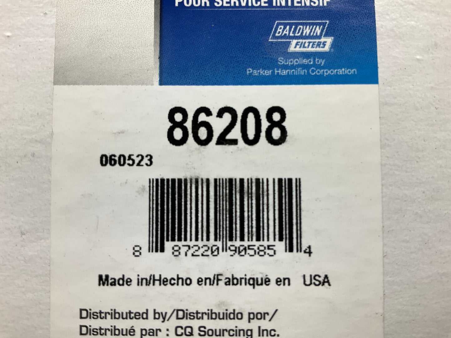 Carquest 86208 Fuel Water Separator Filter - 33208, CS5043, 33796 F53148 L2021F