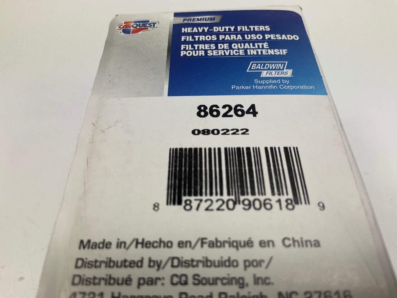 (6) Carquest 86264 Fuel Filter (Cartridge Fuel Metal Canister) - 33264, PF7545