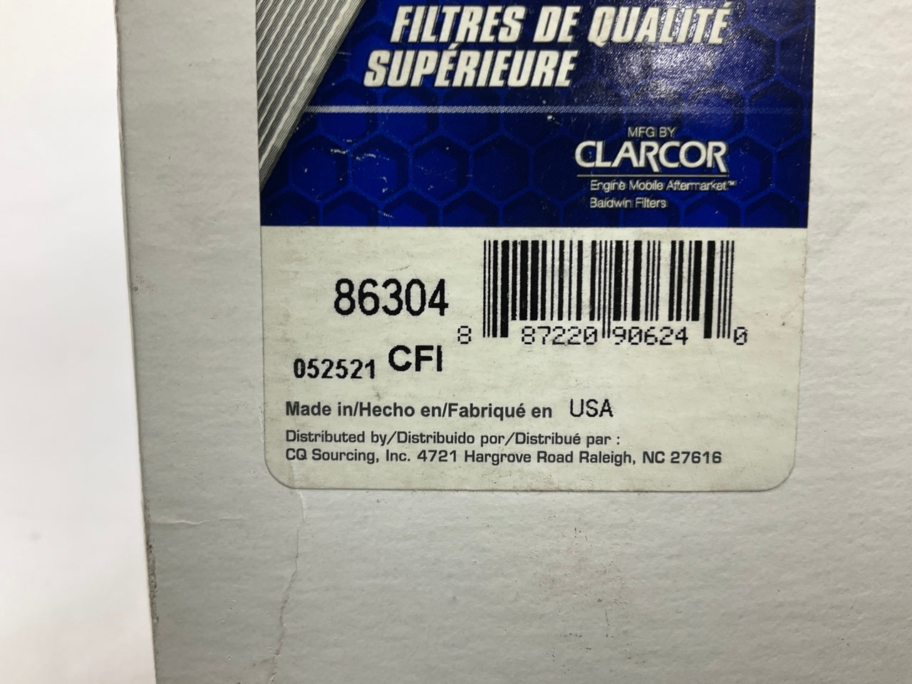 Carquest 86304 Diesel Fuel Water Separator Filter Replaces PS4836 33304, F64827