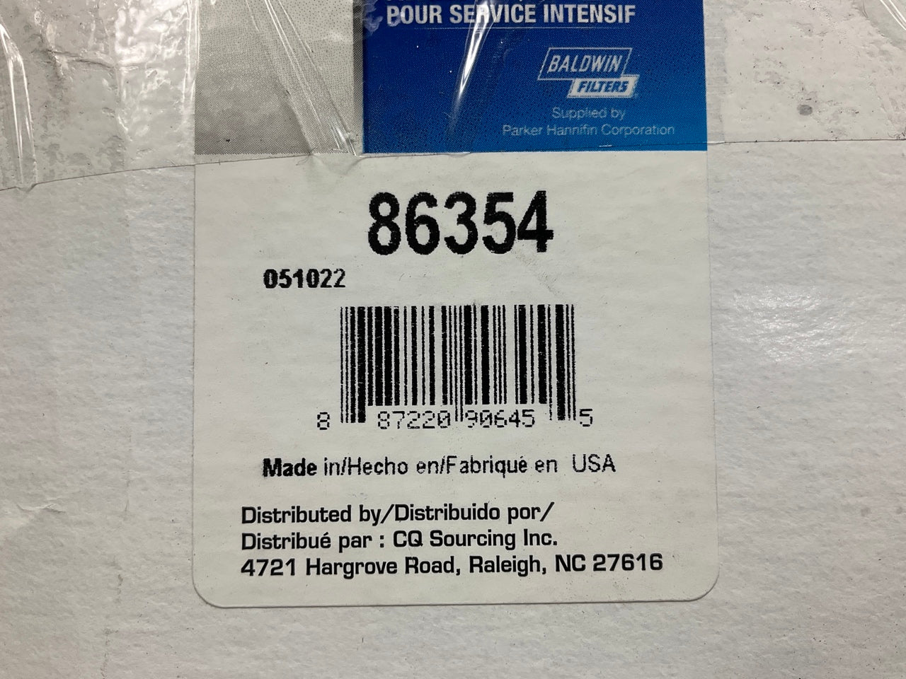 (2) Carquest 86354 Fuel Filter Replaces: 33355 F63150 FF990 FF5000 P551127 BF591