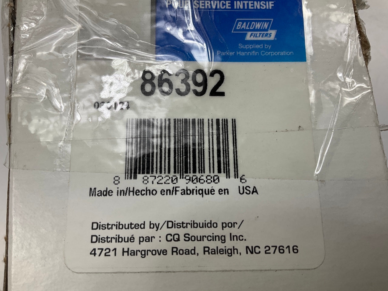 (2) Carquest 86392 Diesel Fuel Water Separator Filters - PS8554, 33392, FF1111