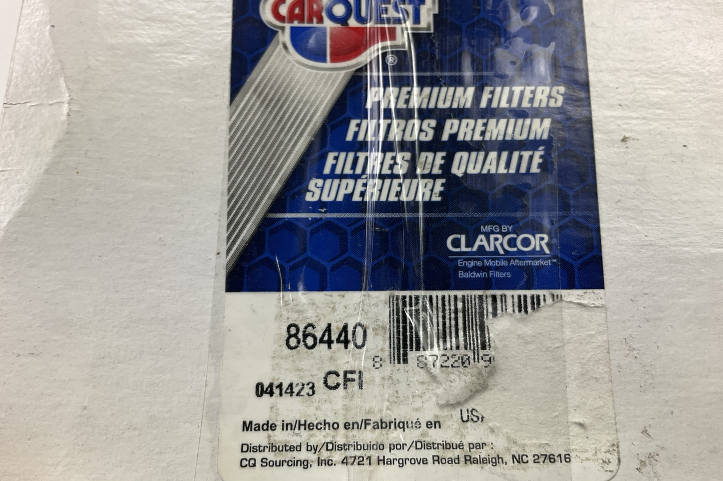 (2) Carquest 86440 Diesel Fuel Water Separator Filters - 33440, 20381204, R45T