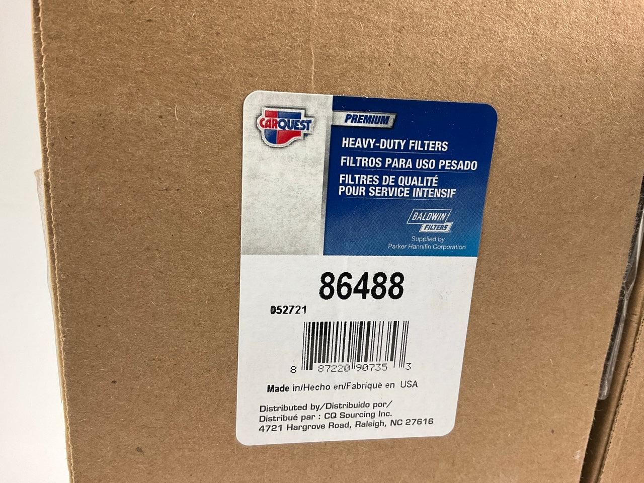 (2) Carquest 86488 Diesel Fuel Water Separator Filter Replaces 33488, 84477362