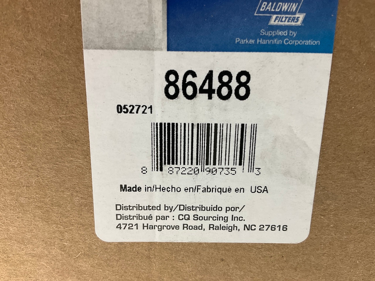 Carquest 86488 Diesel Fuel Water Separator Filter Replaces 33488, 84477362