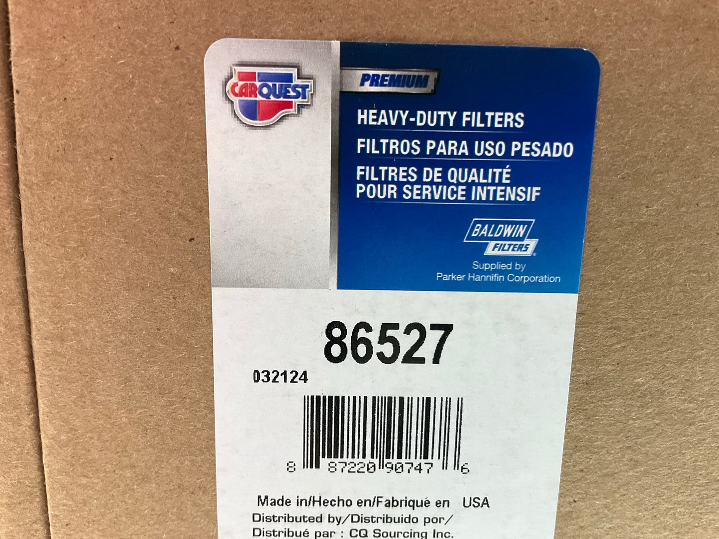 (2) Carquest 86527 Fuel Filter Replaces P8336 33527 LFF5322 FF1089 BF7631 P55131