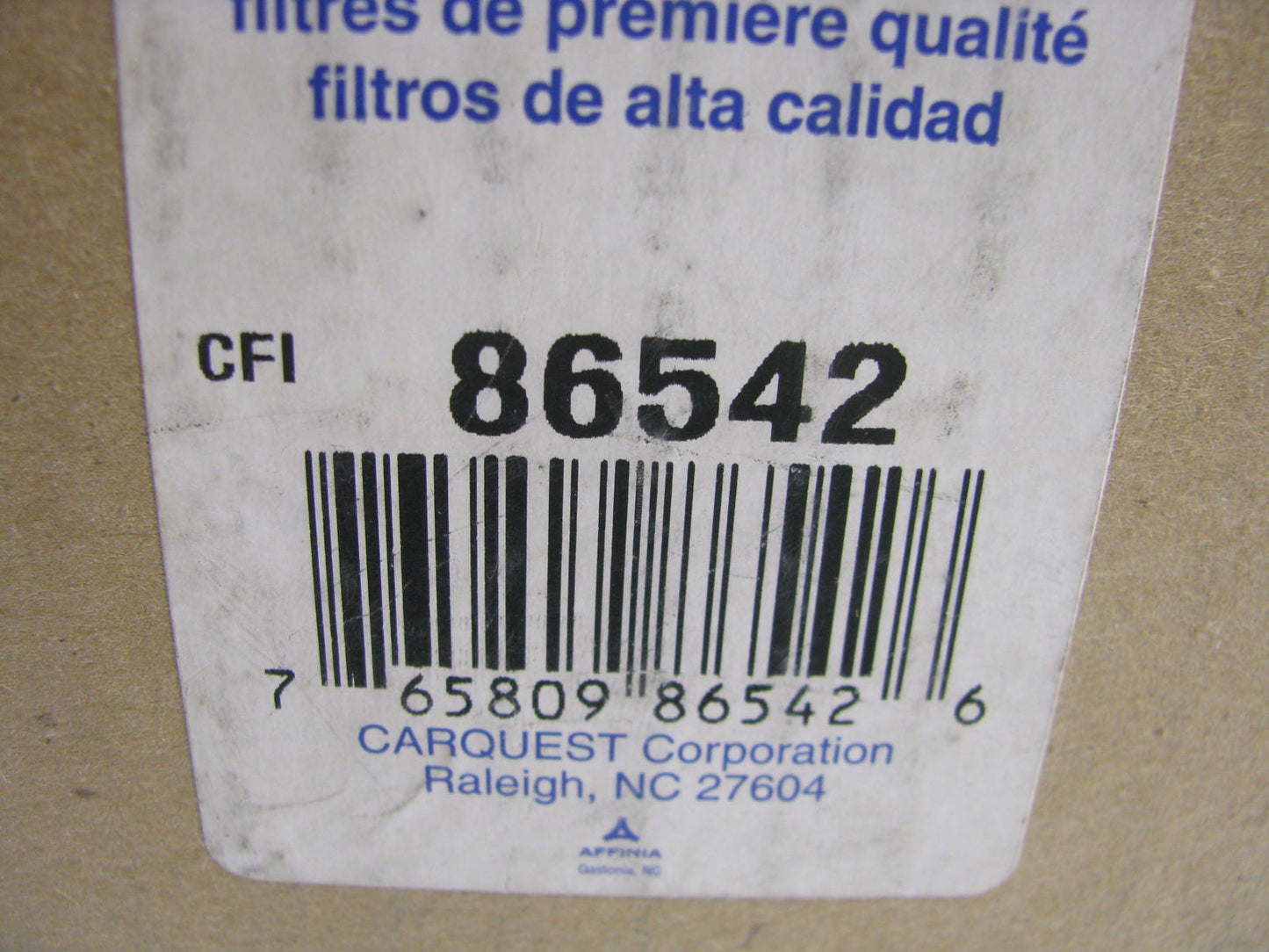 Carquest 86542 Fuel Filter Replaces C3382 33542 F70157 L632F FF841 FF208 F908-A