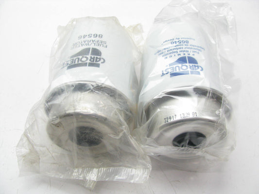 (2) Carquest 86546 Water Fuel Seperator Filter Replaces 33546 F65299 3668 L8684F