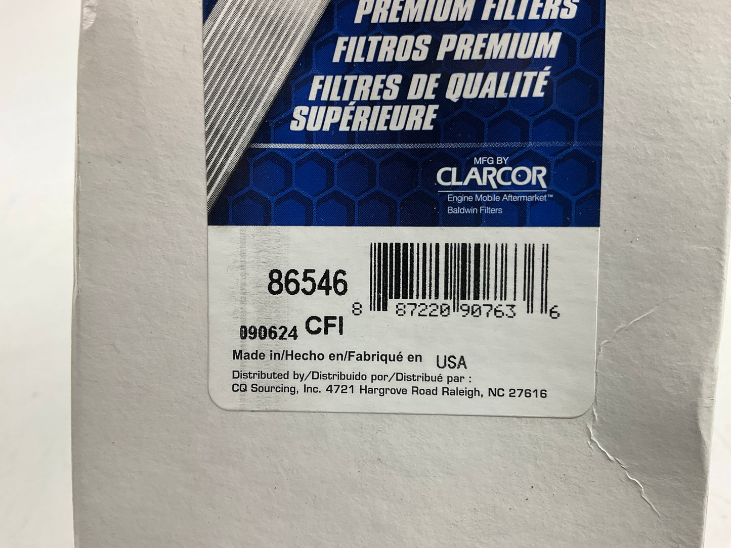 Carquest 86546 Water Fuel Seperator Filter Replaces: 33668 F65299 3668 L8684F