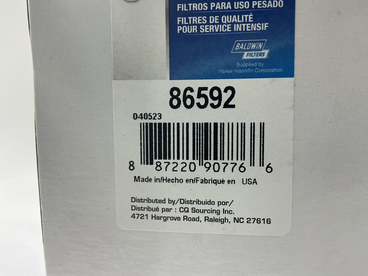 (2) Carquest 86592 Cartridge Fuel Filter For CAT 3508B 3512B 3516B