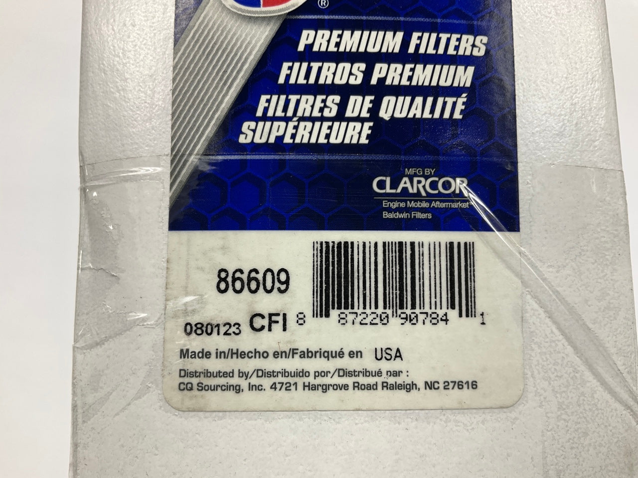 (2) Carquest 86609 Fuel Water Separator Filter Replaces PS9039 33681 L3925F