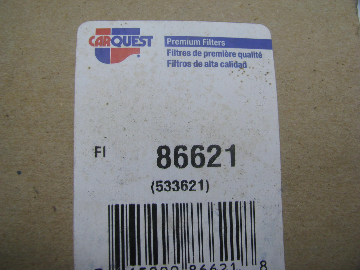 Carquest 86621 Diesel Fuel Water Separator Filter Replaces PS10713 33621 F60024