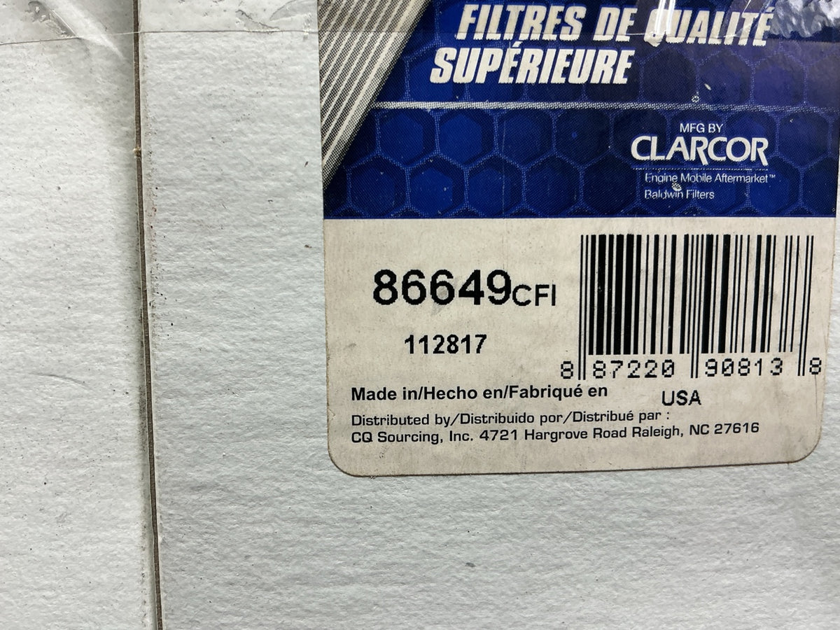 (2) Carquest 86649 Diesel Fuel Water Separator Filter Replaces 87802332 RE517181