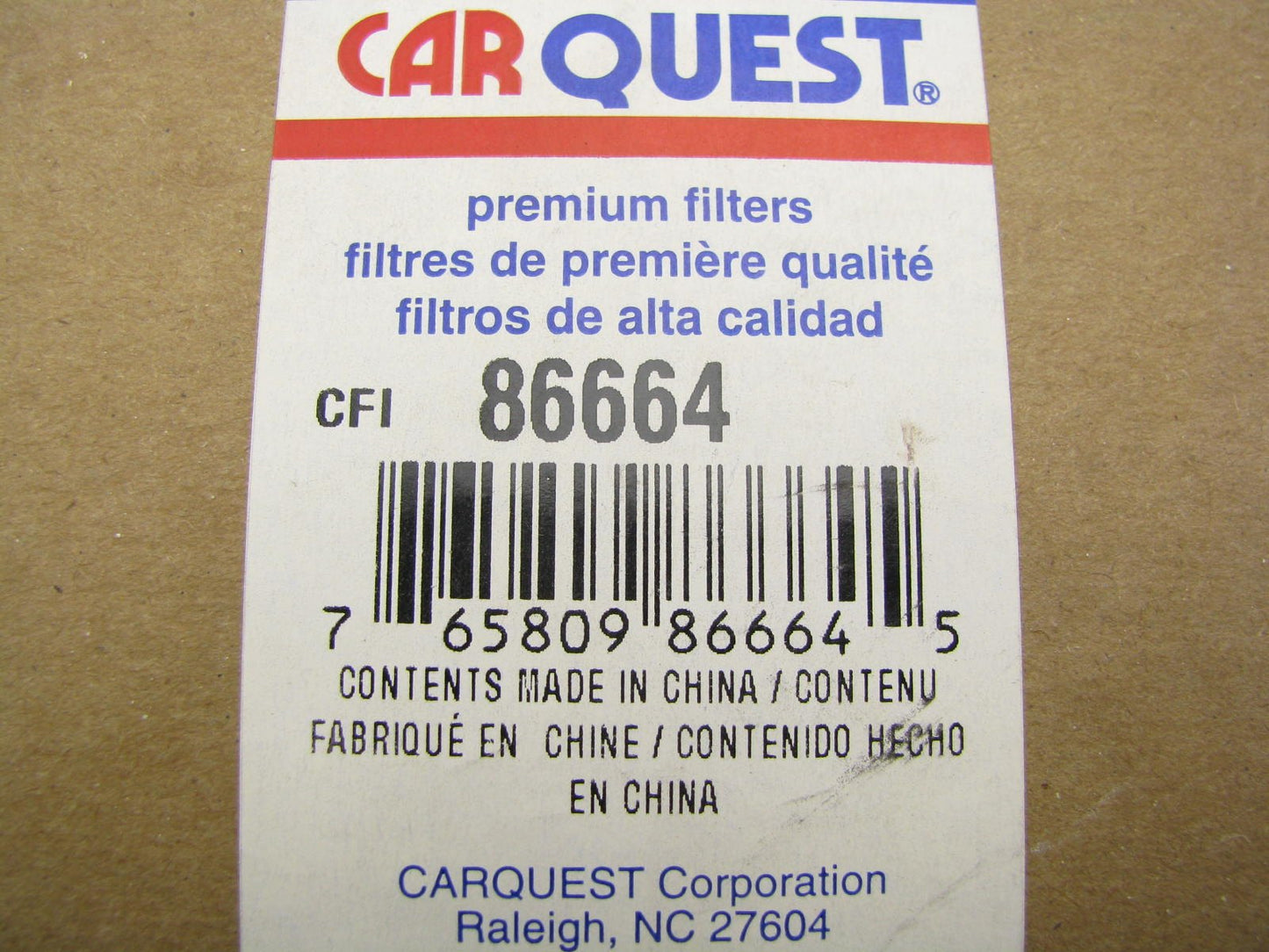Carquest 86664 Fuel Filter
