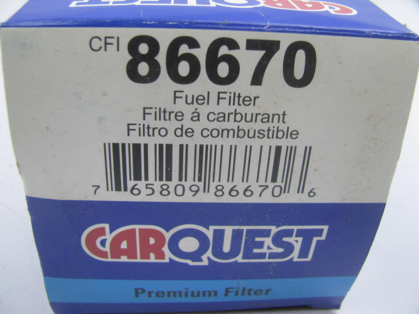 Carquest 86670 Key-Way Style Fuel Filter For JCB Equipment 33670, BF9828D L4109F