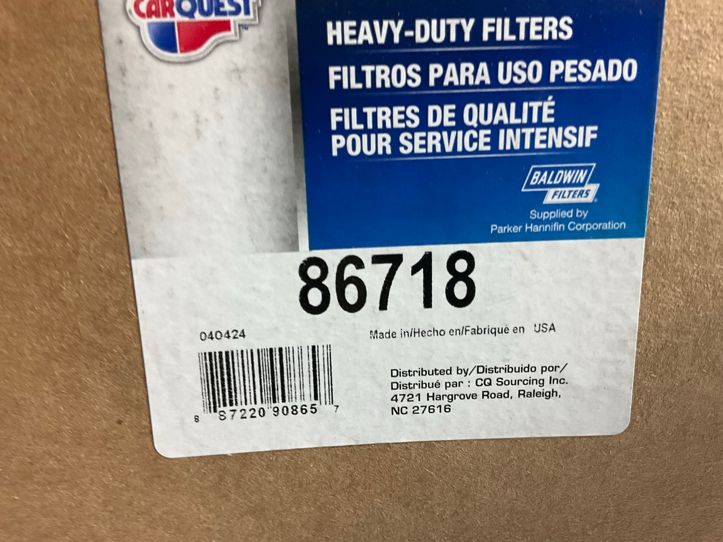 (2) Carquest 86718 Fuel Filter - Replaces PF7973 RE515345 L5087F PFF5613 33718