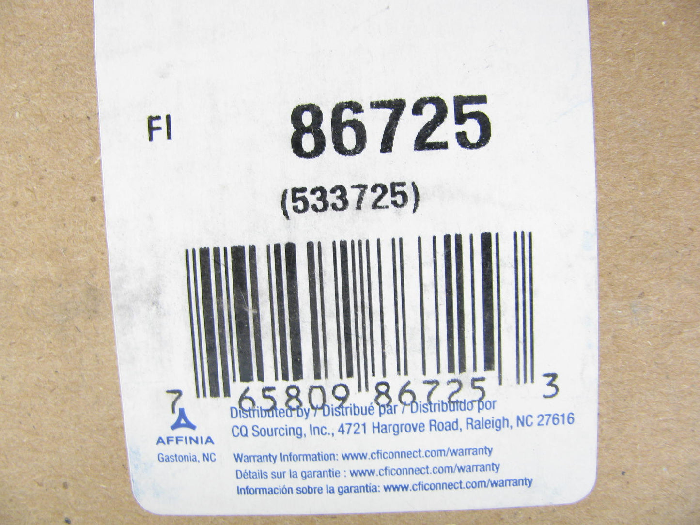 Carquest 86725 Hydraulic Oil Filter Replaces 33725 P11828 51614 HF985 HF6522