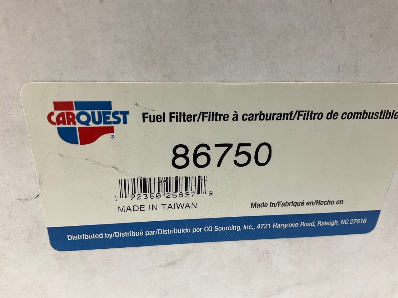 Carquest 86750 Fuel Filter For 2003-2004 Jeep Grand Cherokee