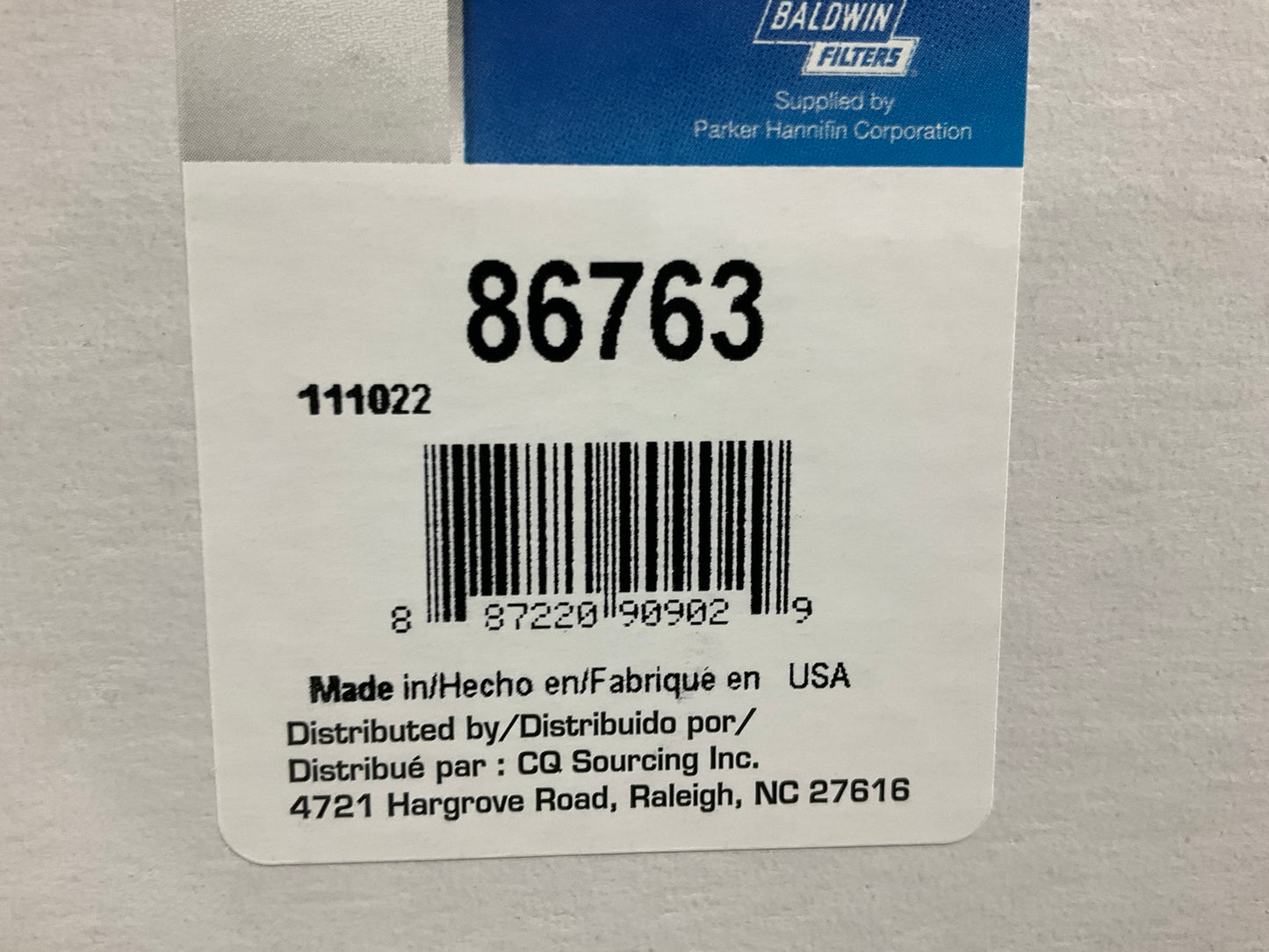 (2) Carquest 86763 Diesel Fuel Water Separator Filter Replaces Wix 33763