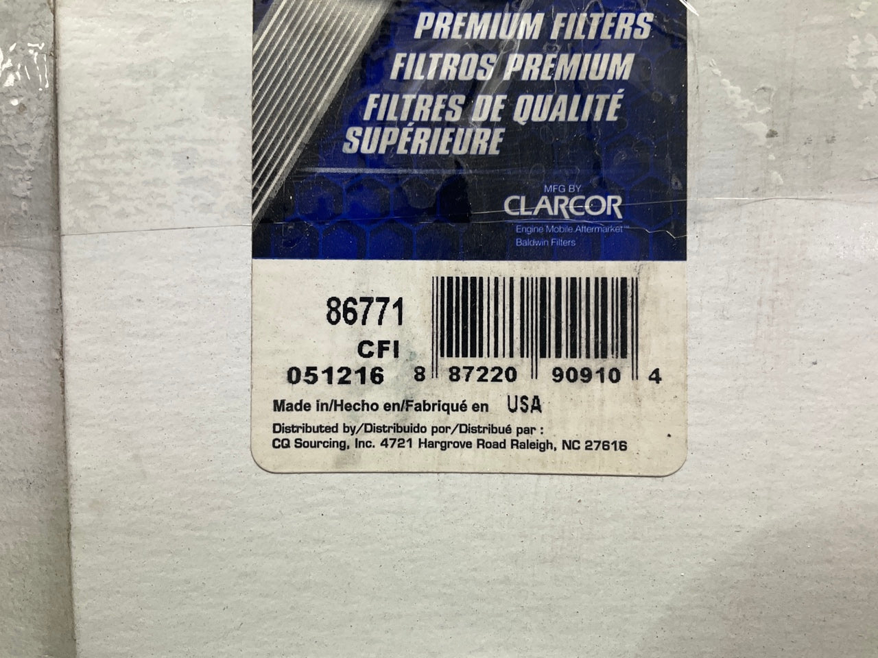 (2) Carquest 86771 Diesel Fuel Water Separator Filter - Replaces PS9257, 33771